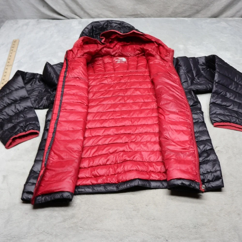 North Face Jacket Mens 3XL Black Insulated Full Zip Light Pack Quilted Puffer